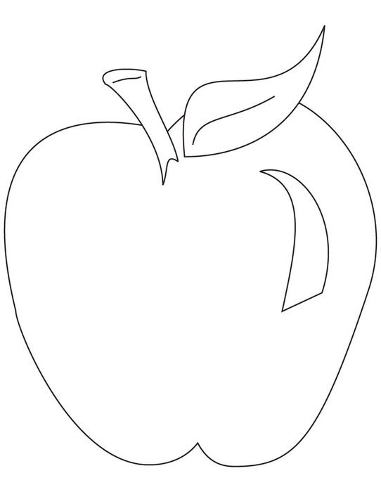 Apple Coloring Page N4