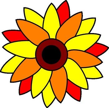 Sunflower Clip Art N104