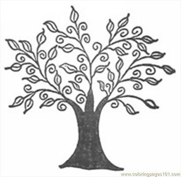 Free Printable Tree Coloring Pages N2