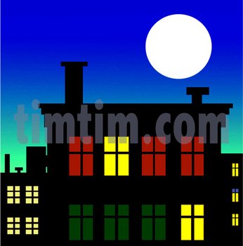 Cartoon City Skyline N2