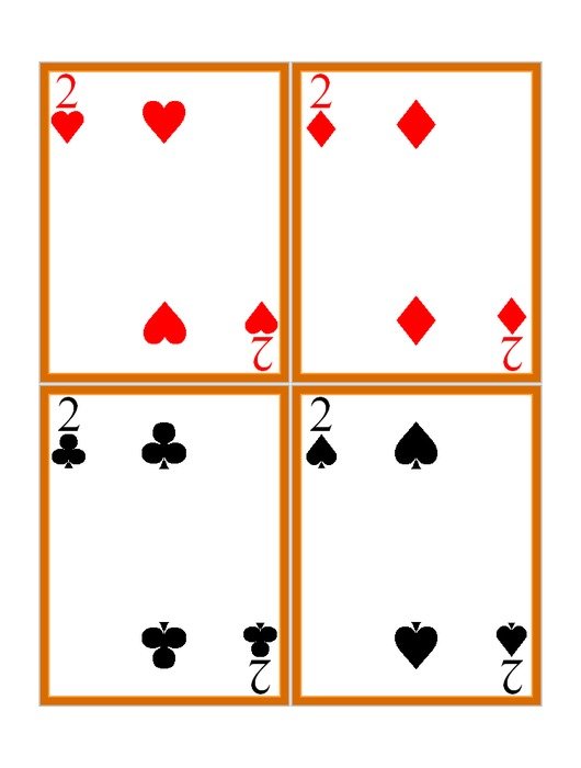Ä°llustration of the 2 Playing Cards