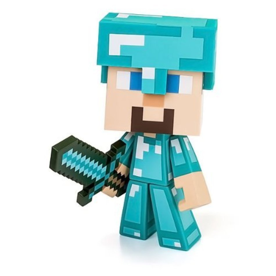 Minecraft Steve With Diamond free image download