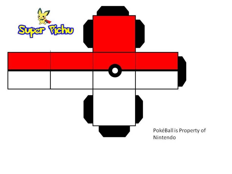 Paper Pokemon Templates Pokeball N2