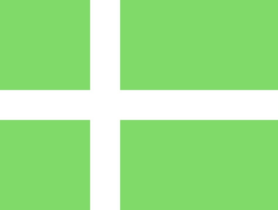 rectangular flag of Greenland