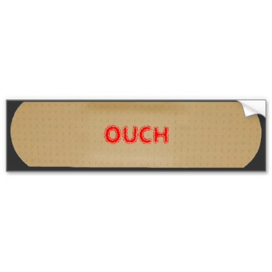 Band Aid Car Sticker