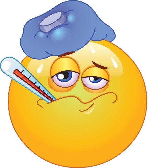 patient's head as a picture for clipart