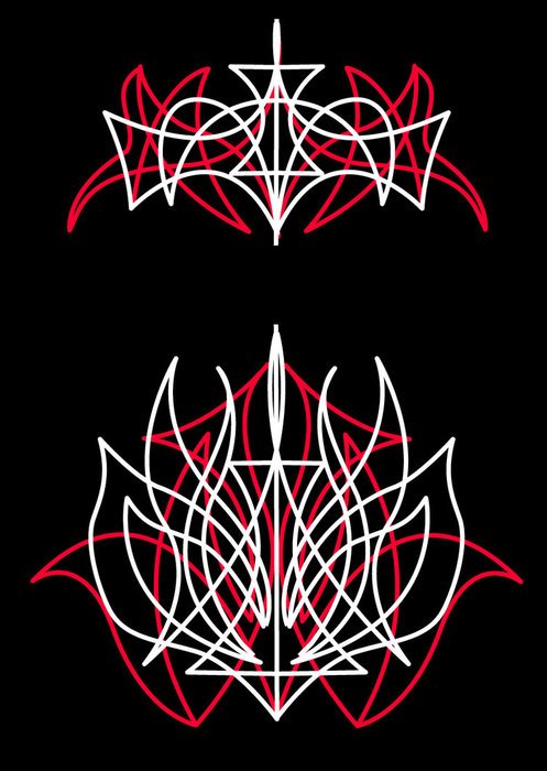 Pinstriping Designs drawing