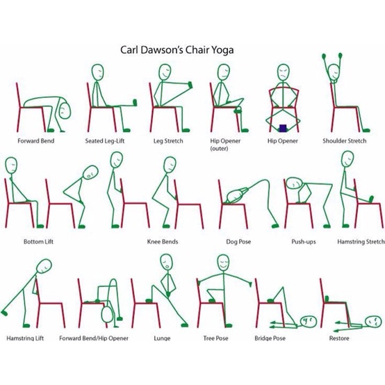 Chair Yoga For Seniors free image download