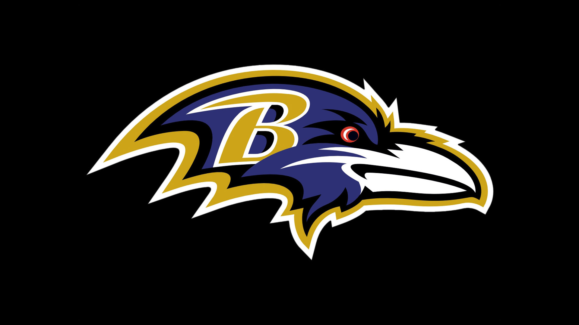Baltimore Ravens bird Logo drawing free image download