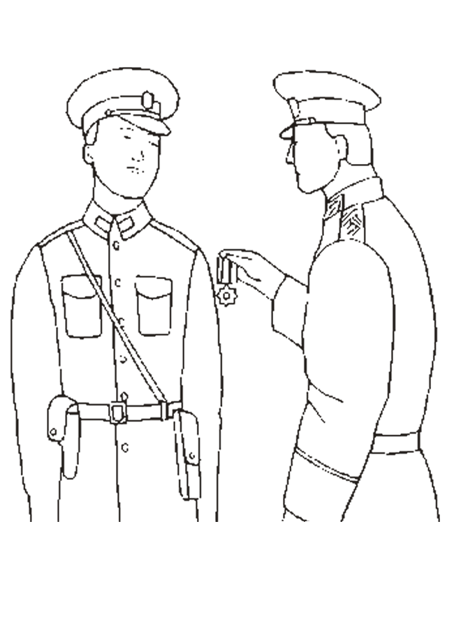 Soldier Coloring Pages drawing free image download