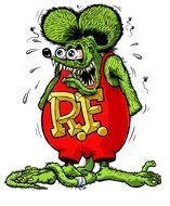 Ä°llustration of Rat Fink monster