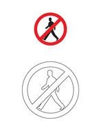 Coloring Page Traffic Road Signs N2