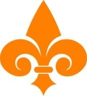 Flor Lis Naranja Clip Art