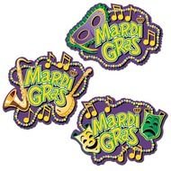 Mardi Gras Mask Cutouts N2