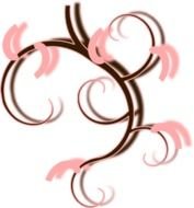 Free Weddings Swirls Clip Art N23