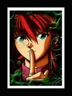 Yu Hakusho Sexy Kurama drawing