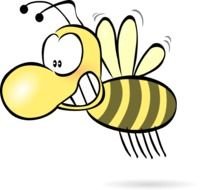 Cartoon Bee Clip Art N67
