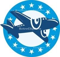 Vintage Airplane Clip Art Free N8
