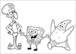Confira 35 Desenhos Para Imprimir E Colorir Do Bob Esponja