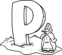 Letter P Coloring Pages N3