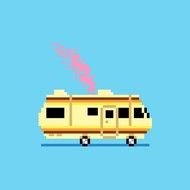 Breaking Bad Posters Illustration Fan Art Winnebago Rv Bounder Dylan