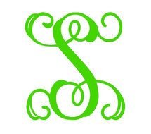 Fancy Letters Clip Art N7
