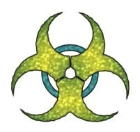Biohazard Symbol Clip Art N21