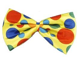 tie of a clown on a white background