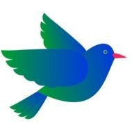 Flying Bird Clip Art N56