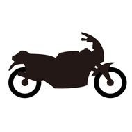 Simple Motorcycle Clipart Free Image