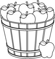 Apple Clip Art Black And White N17
