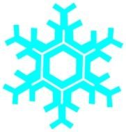 Snow And Dance Blau 100 Clip Art