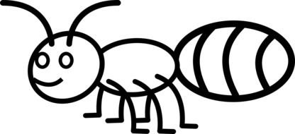 Ant Outline drawing