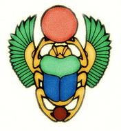 Ancient Egyptian Scarab Beetle Symbol