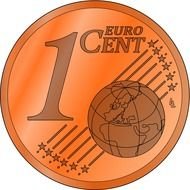 painted gold one cent