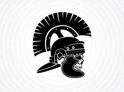 Skull Helmet Clip Art N4