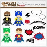 Superhero Clip Art N90