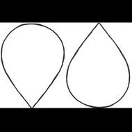 Printable Raindrops Template N3