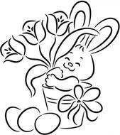 Easter Bunny as illustration