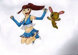 Rejoicing jumo drawing
