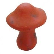 Orange Ceramic Mushroom