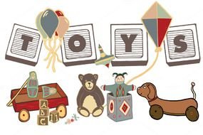 Toys In Boxes Clip Art