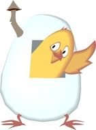 Chicken Egg Cartoon drawing
