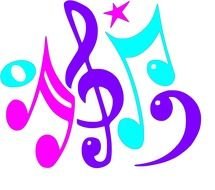 Music Notes Wrench Icon drawing