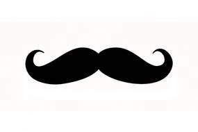 Handlebar Mustache Clip Art N5