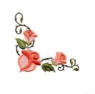 Rose Flower Border Design drawing