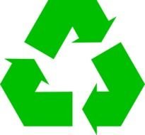 Recycle Paper Symbol Clip Art drawing