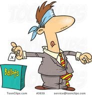 Blind Fold Cartoon