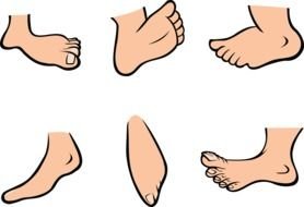 wallpaper with cartoon feet
