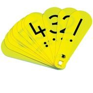 Childrens Pvc Number Fans With Decimal Point 30 Pack